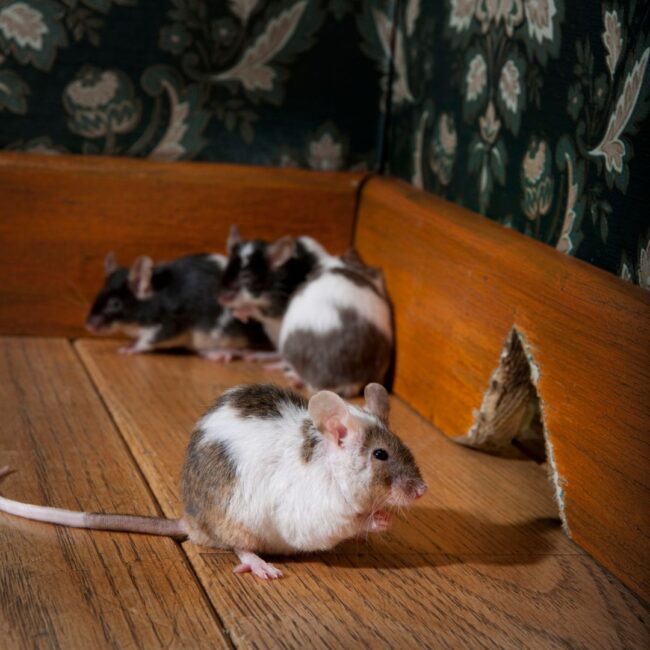 getting rid of mice